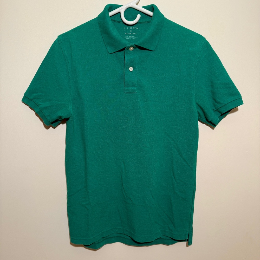 J. Crew Men's Green Polo